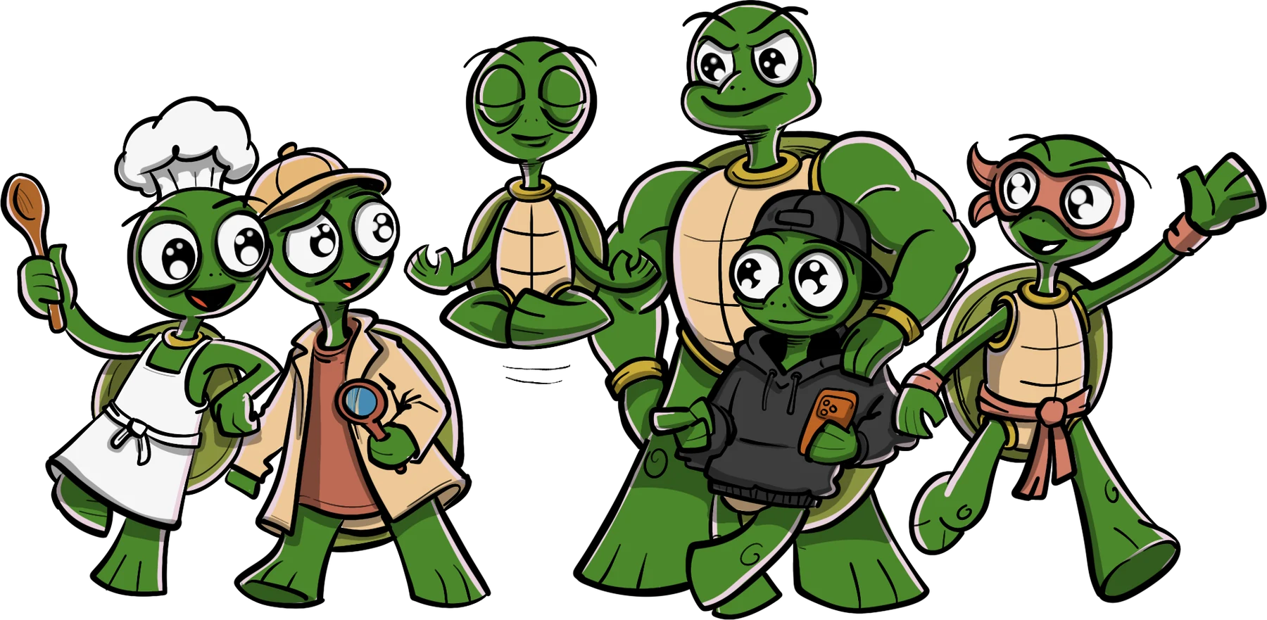 The Crypto Turtles cast